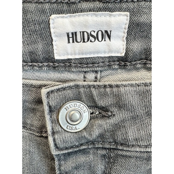 Hudson Jeans Women's Size 26 Krista Low Rise Skinny Ankle Gray Denim - Picture 7 of 9